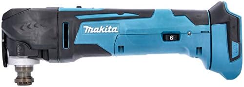 Makita 18V Multi-Tool Kit (DTM51Z, Blue) with 2x 5.0Ah Lithium-Ion Batteries